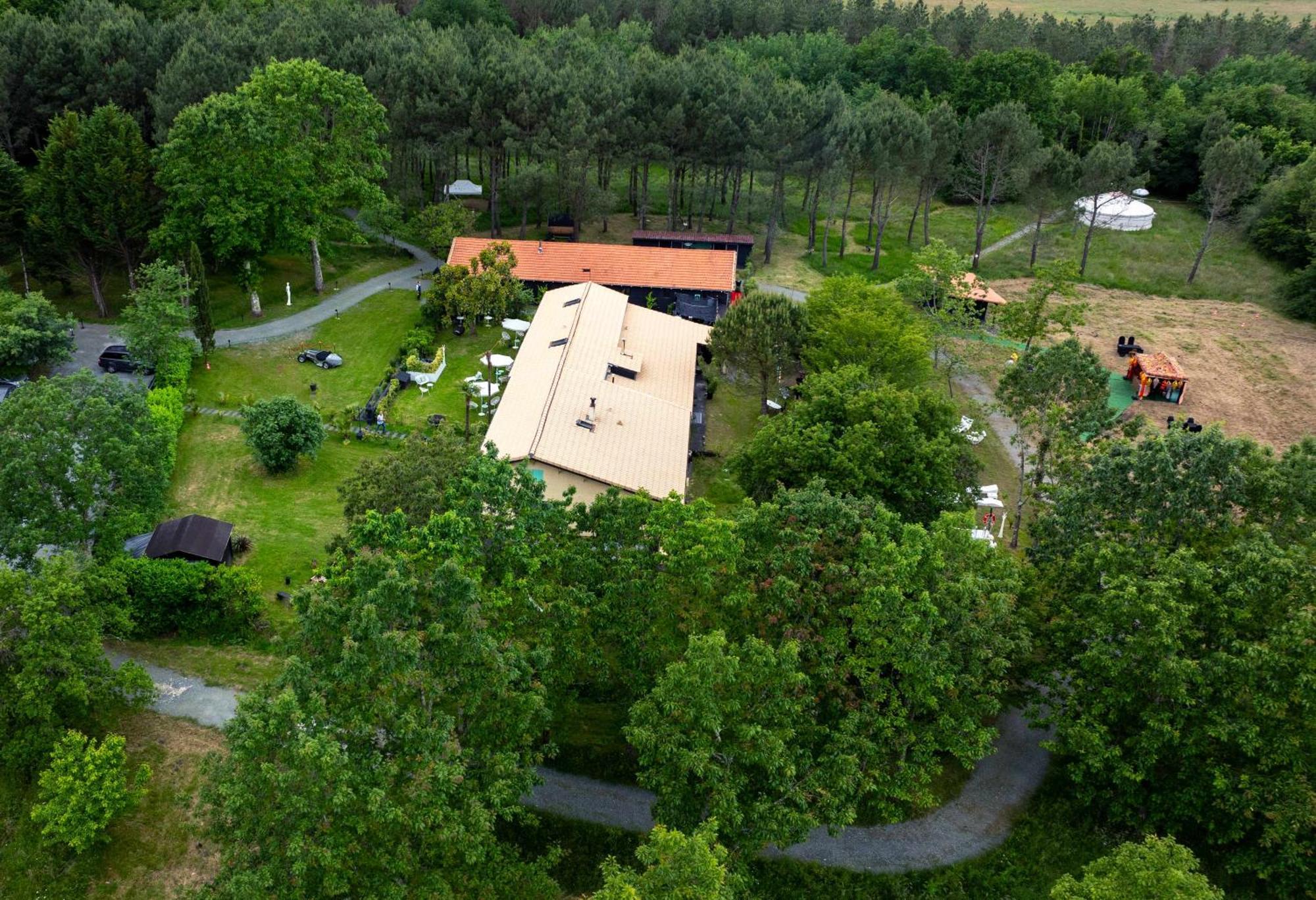 L Ost In Sensations -Hebergements Insolites Et Suites De Luxe Spa Sauna Piscine Foret Marcenais エクステリア 写真