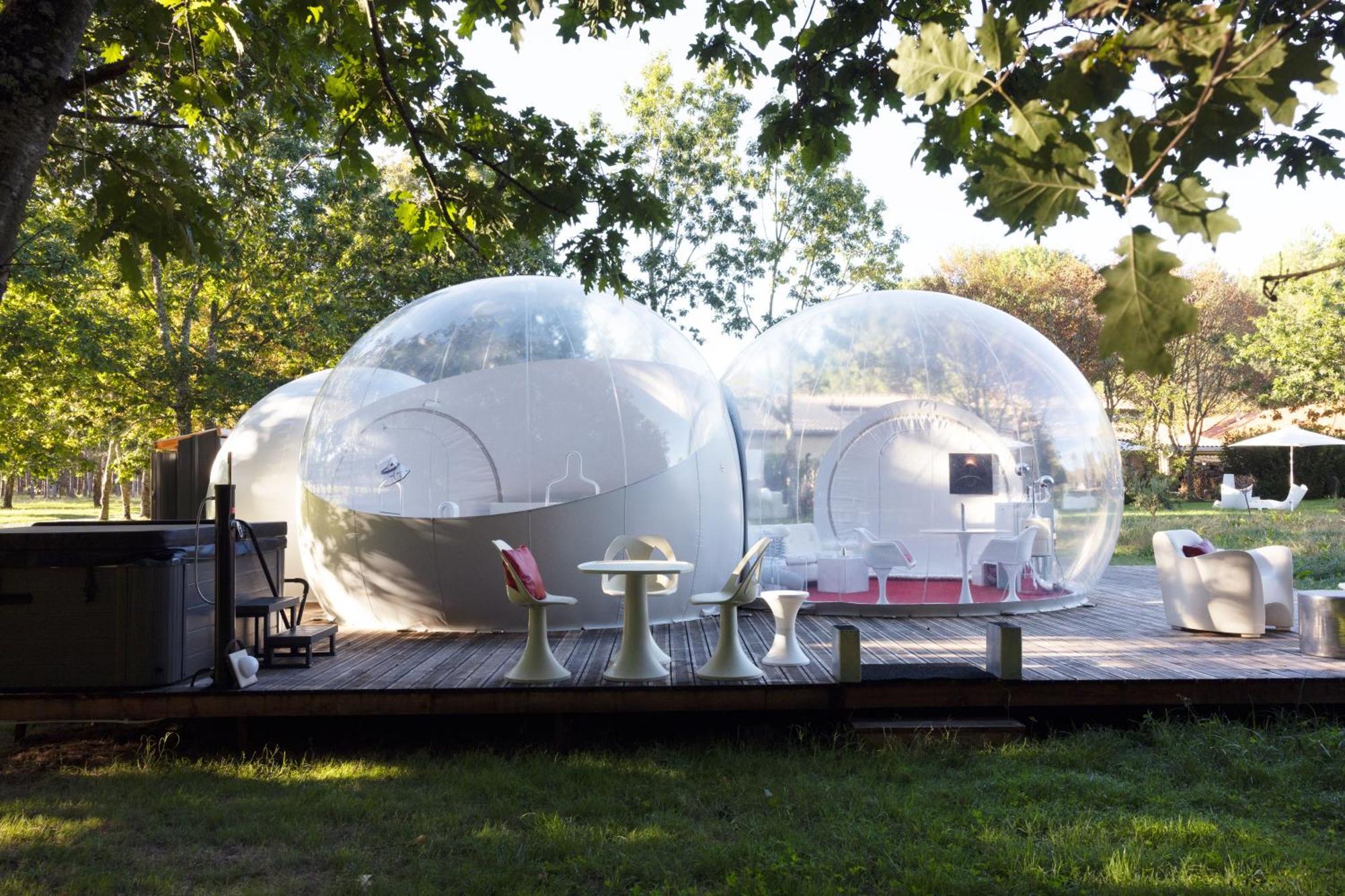 L Ost In Sensations -Hebergements Insolites Et Suites De Luxe Spa Sauna Piscine Foret Marcenais エクステリア 写真