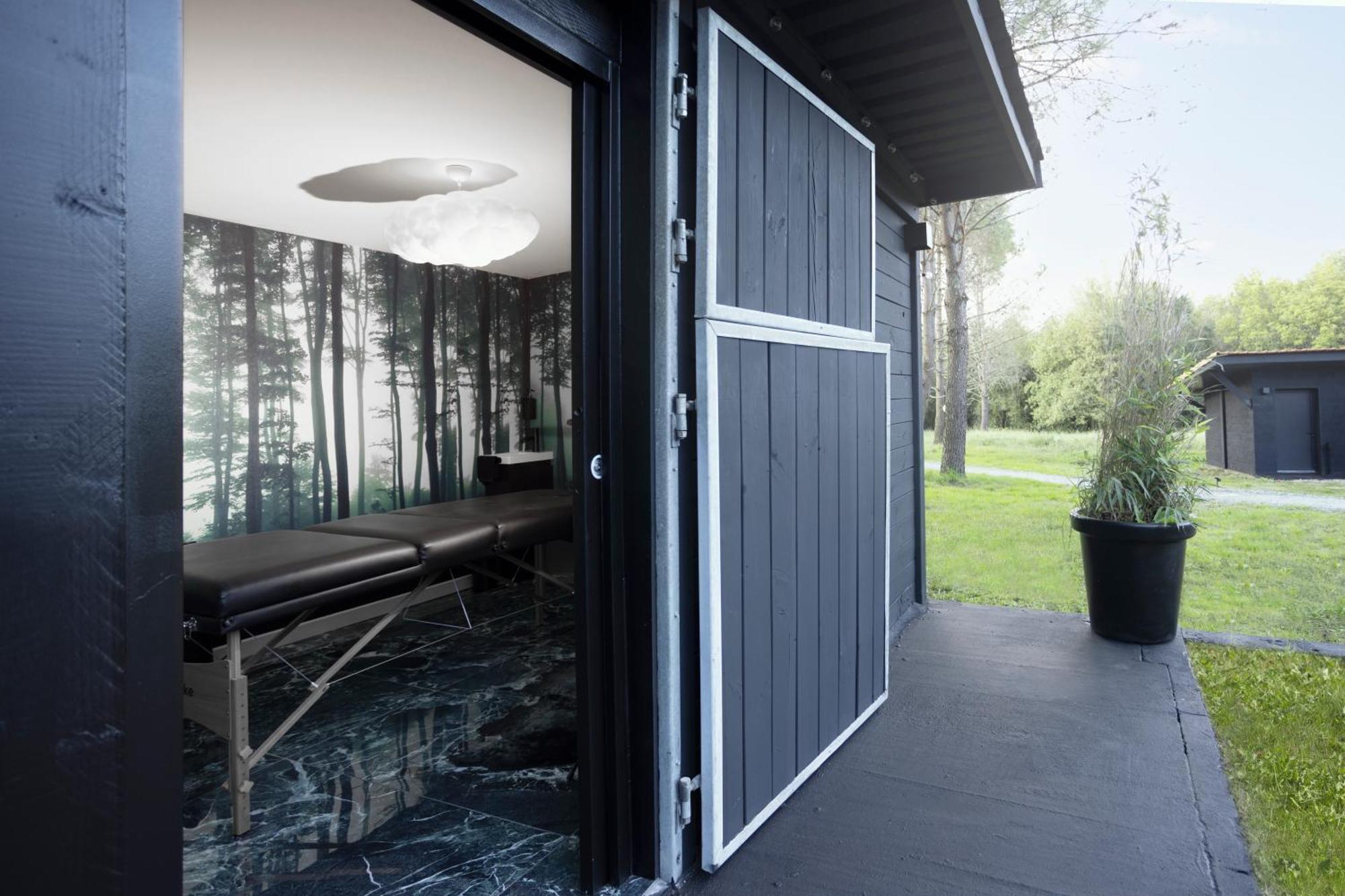 L Ost In Sensations -Hebergements Insolites Et Suites De Luxe Spa Sauna Piscine Foret Marcenais エクステリア 写真